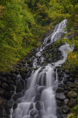 秋の滝旅７　松之山不動滝