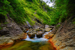 滑川大滝上流