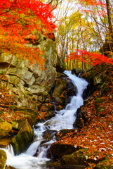 銚子の口滝(滝川渓谷)