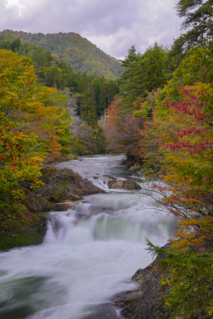 青森滝巡り11　川内川大滝