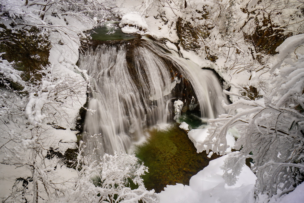 2021年滝納め２　関山大滝