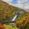 県内で紅葉狩り３　寒河江ダム