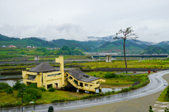 奇跡の一本松とユースホステル跡