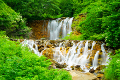 温泉大滝(群馬県中之条町)