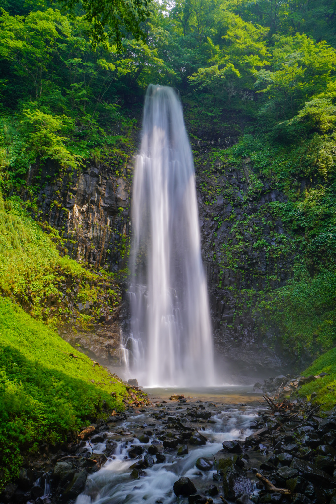 玉簾の滝(豪雨前)