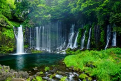 白糸の滝(静岡県富士宮市)