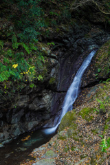 四国滝巡り２　鮎返りの滝