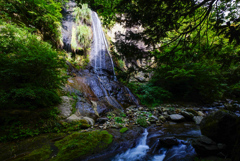 紅葉川渓谷  絹糸滝
