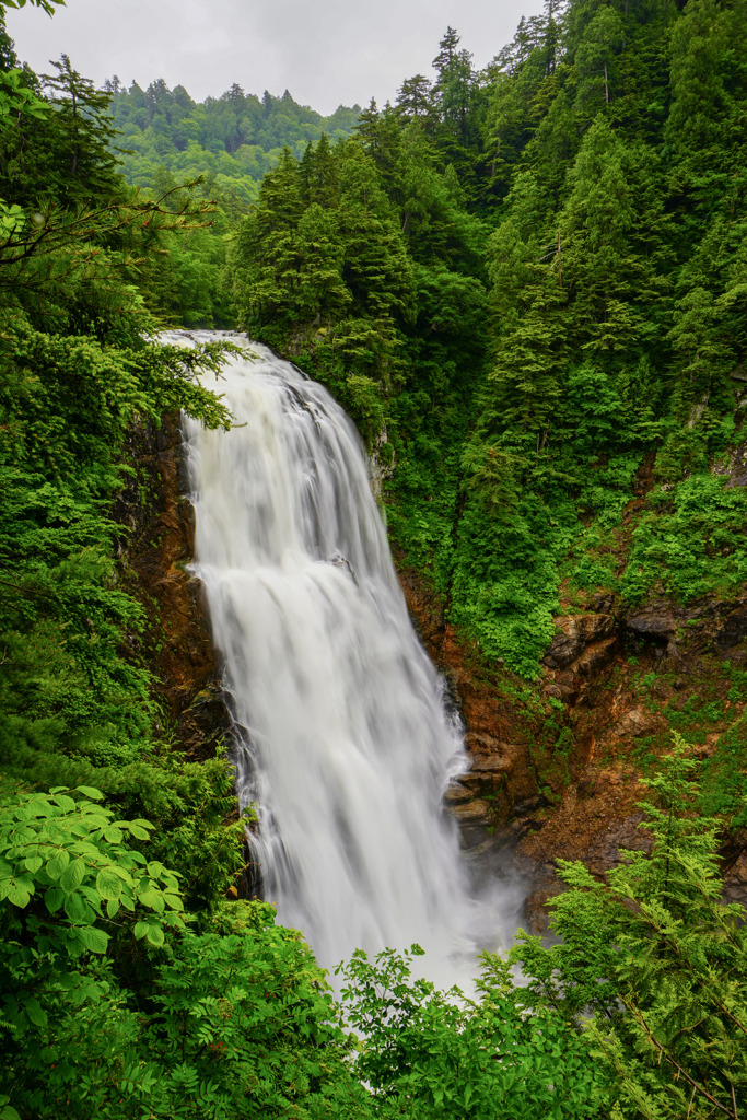 福島滝巡り６　三条の滝