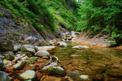 滑川大滝の上流
