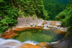 滑川大滝の落ち口