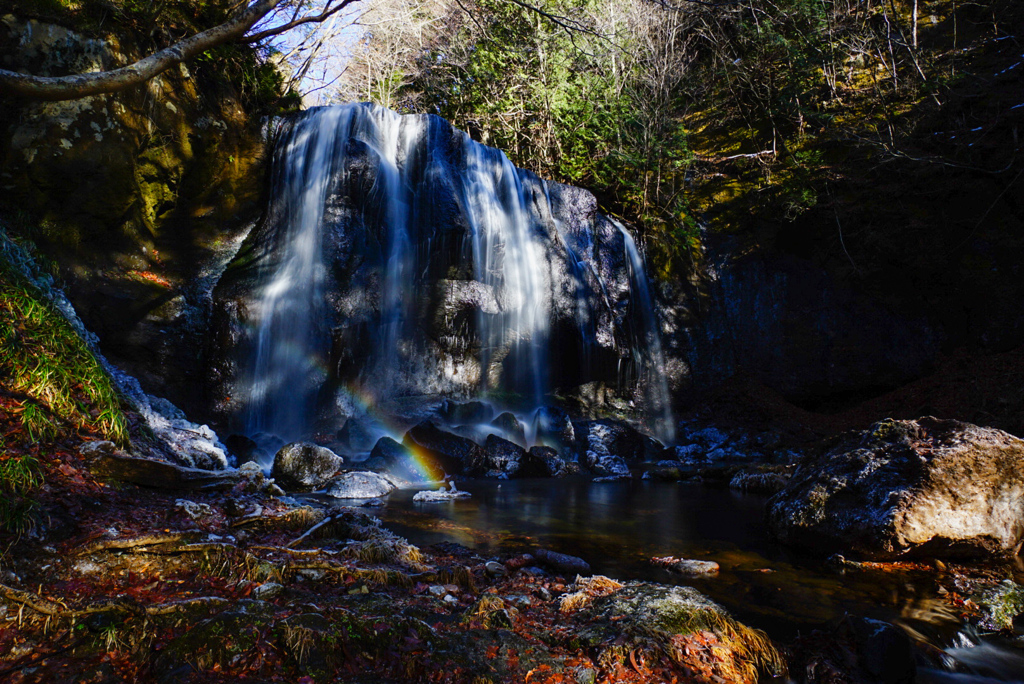 初冬の滝巡り２  達沢不動滝