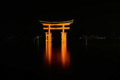 厳島の夜景