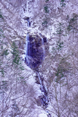 冬の滝巡り５　蛇王の滝