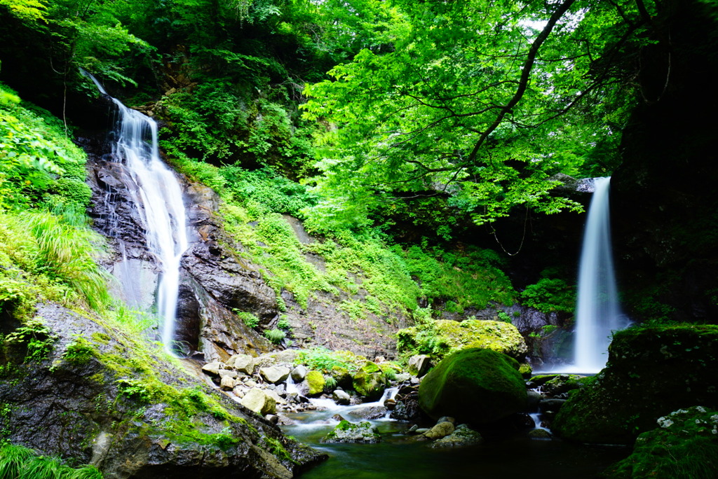 姉滝と妹滝(仙台市)