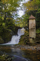 青森滝巡り３　メルヘンの滝(釜の沢の滝)