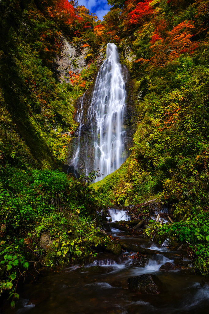 紅葉シーズン滝巡り７  くろくまの滝