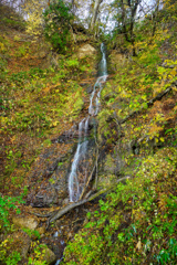 雨後の滝巡り１　杉山不動の滝
