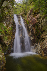 ４月滝巡り12　楊梅の滝(雌滝)