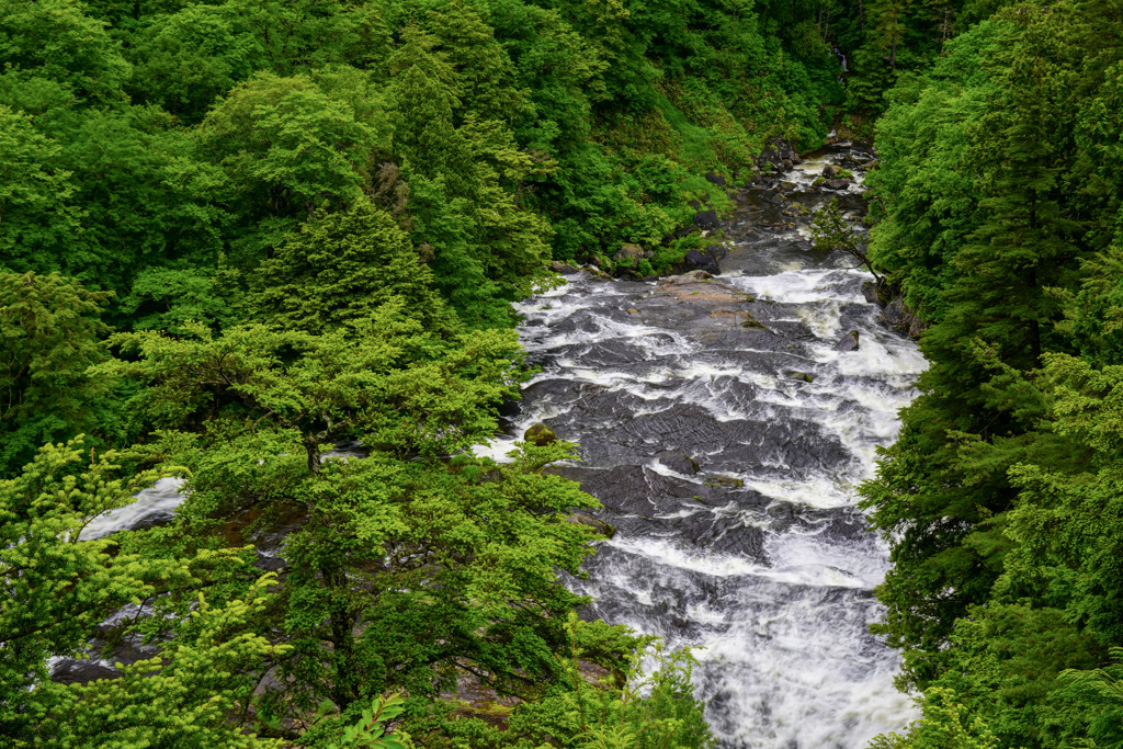 福島滝巡り５　平滑の滝