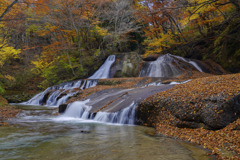 紅葉を求めて６　熊のすべり台