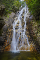 ４月滝巡り13　楊梅の滝(雄滝)