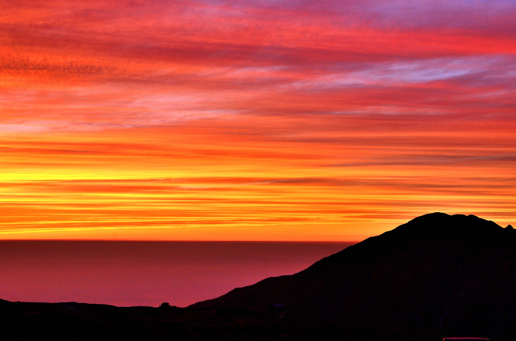 立山の夕焼け