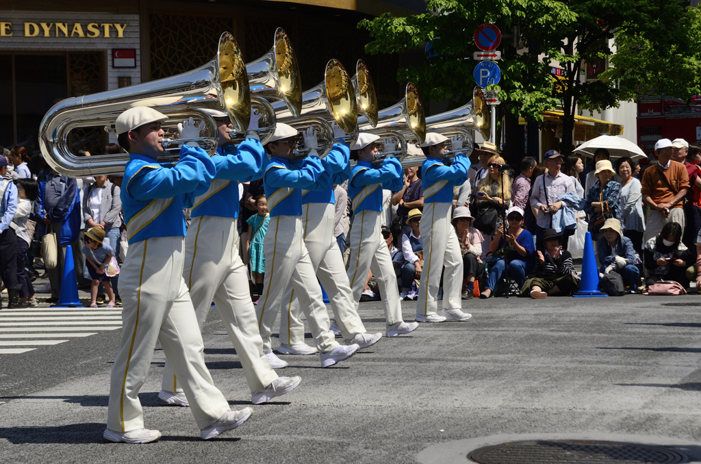 銀座柳祭＜パレード＞①