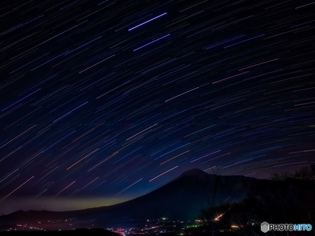 八幡平からの春の星座 ☆