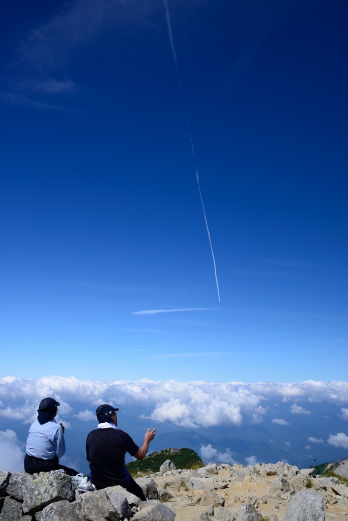 山頂からの景色