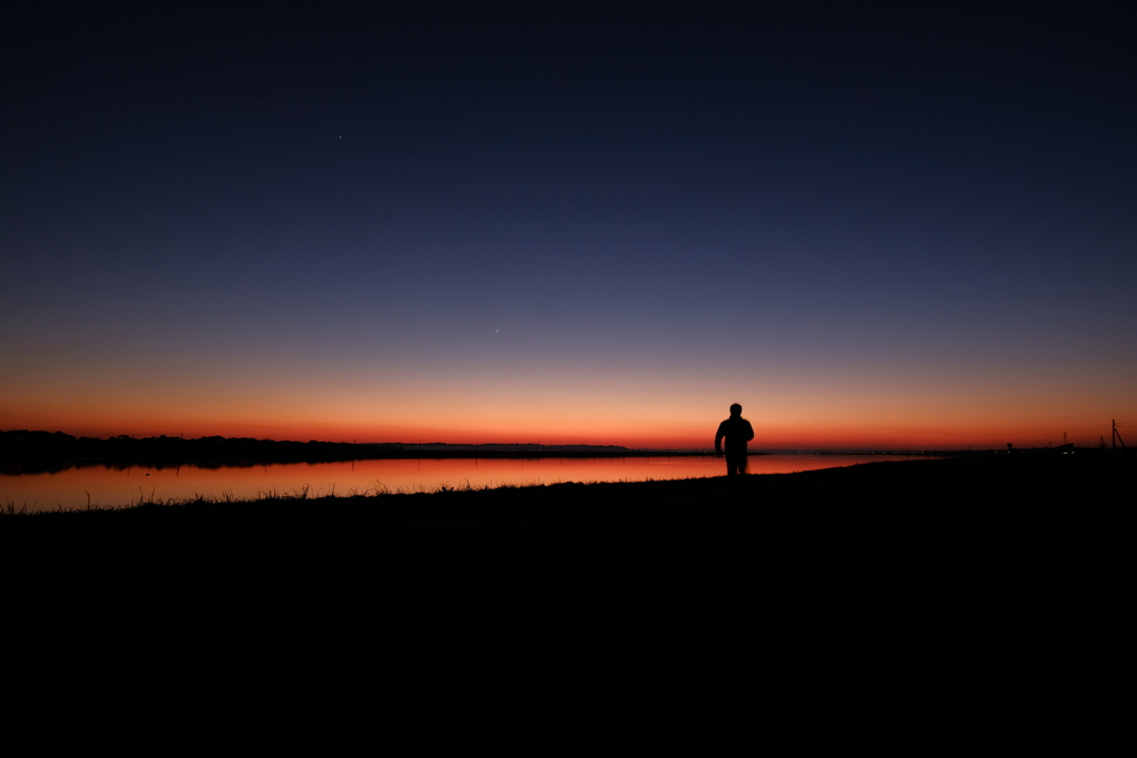 夕日