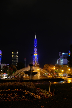 さあこれから夜の街へ