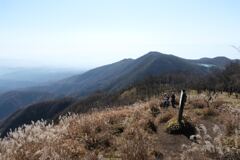 晩秋の登山道