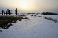 利根の夕景②