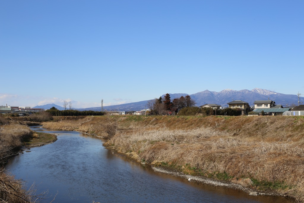 伊勢崎市から観る赤城山