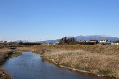 伊勢崎市から観る赤城山