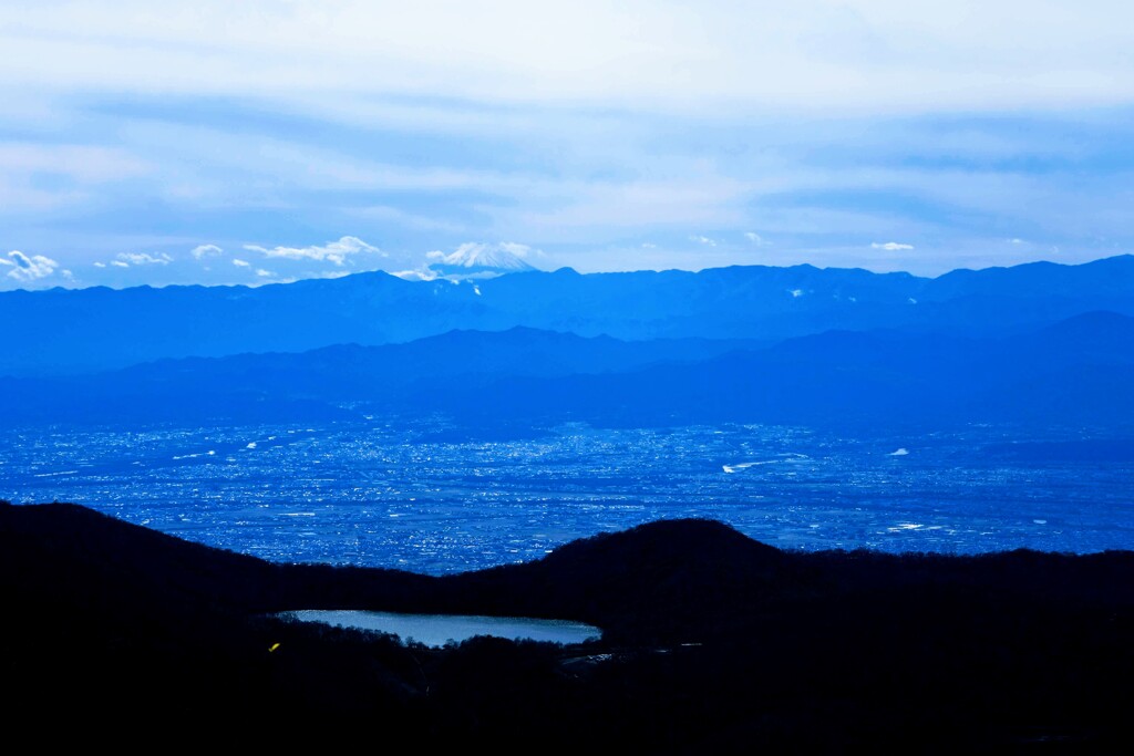 遥かに富士山