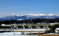 安達太良山遠望