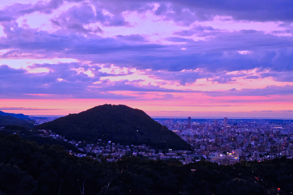 札幌市夕景