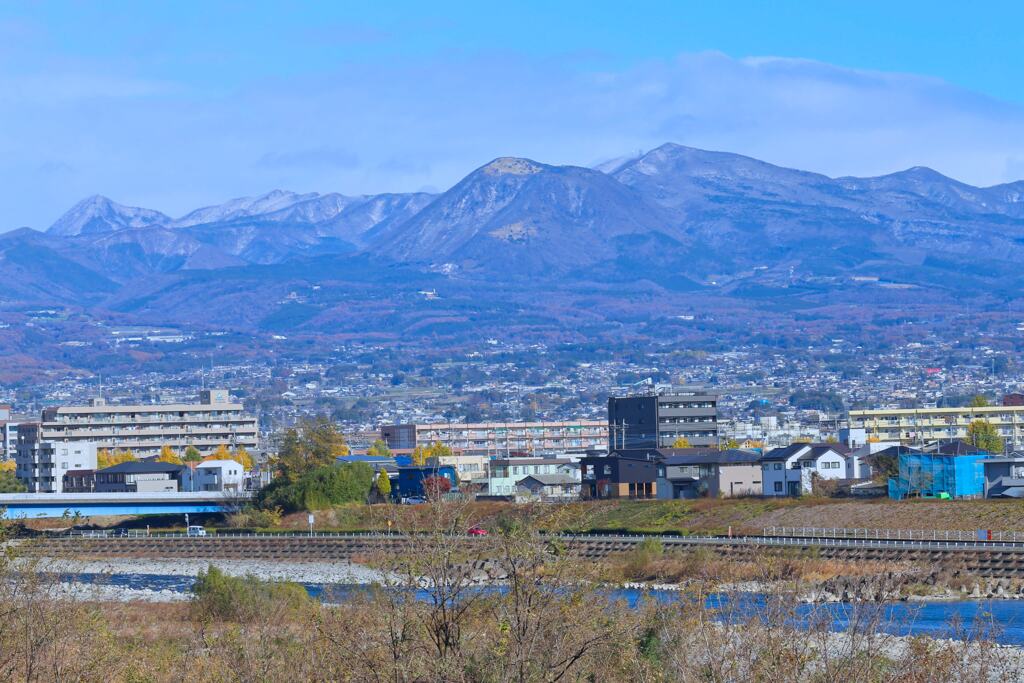 冠雪の赤城山