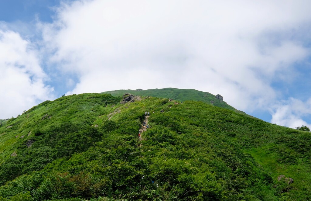 谷川岳登山の一コマ③