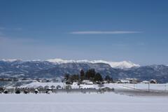 昭和村の雪景色②
