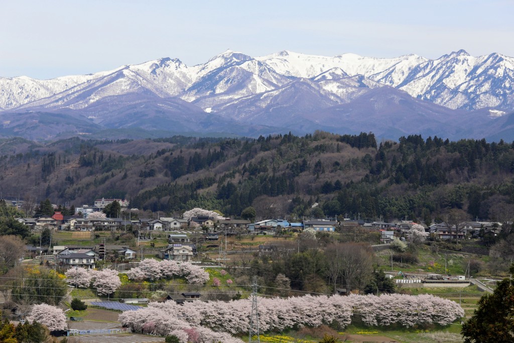 沼田市郊外の景観