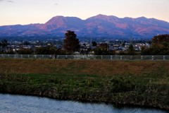 夕方の赤城山