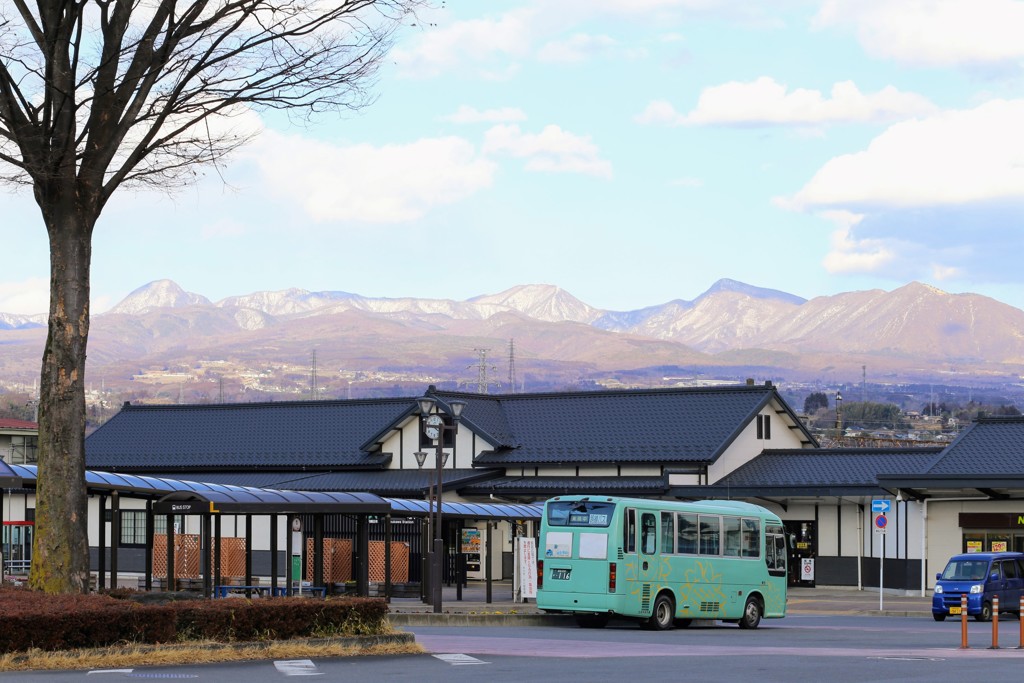 田舎町の駅舎②