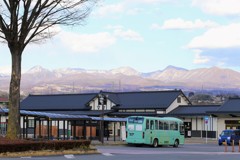 田舎町の駅舎②