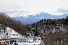 草津から観る浅間山①