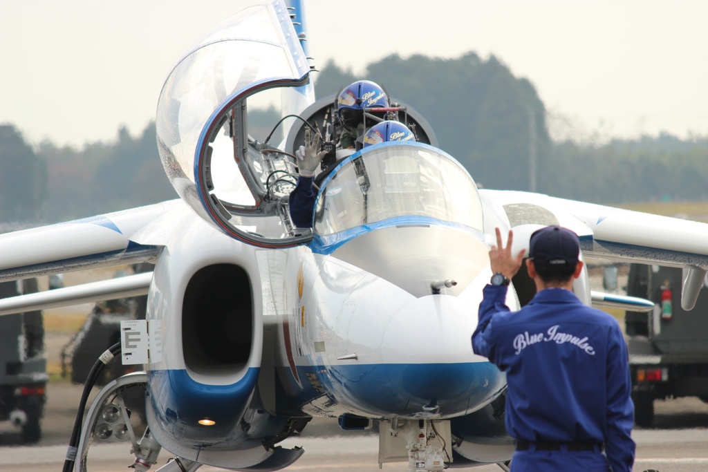 ブルーインパルスin新田原基地
