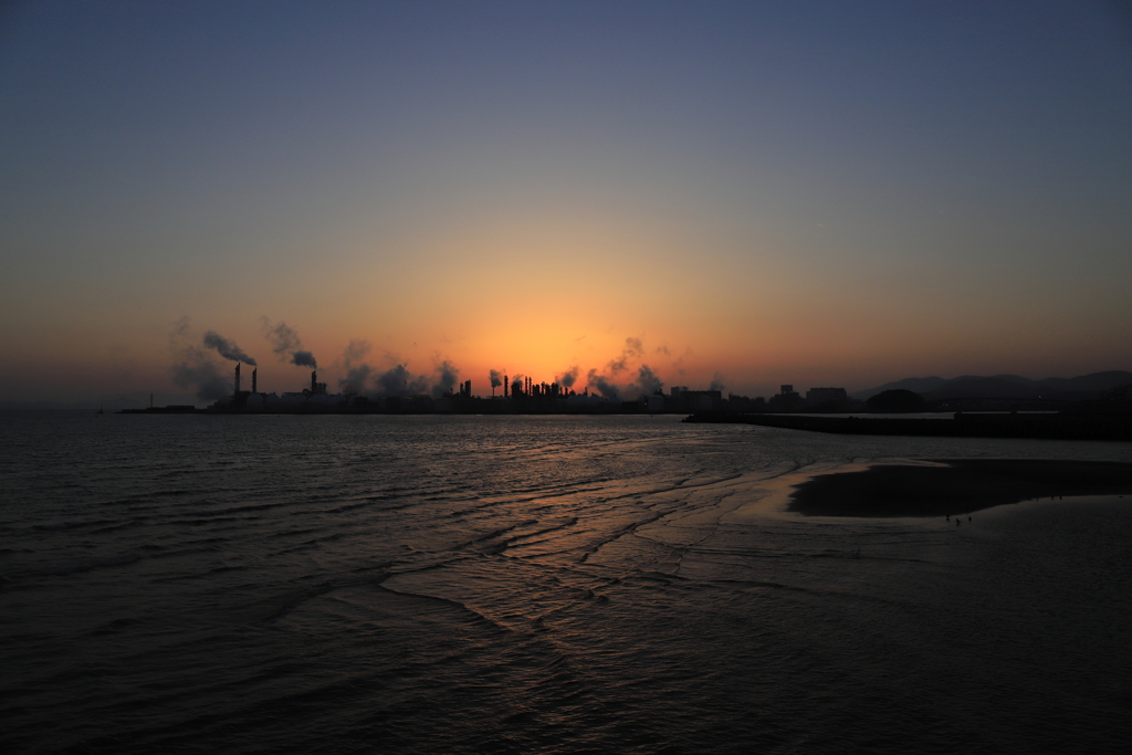 夕日も沈んで