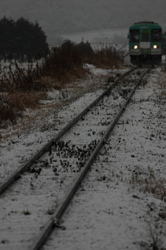 雪の北条鉄道